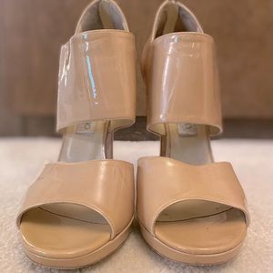 Jimmy Choo beige/cream heels